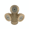 4 Points Inner Thread Copper Three Hole Agricultural Sprayer Horticulture Seedling Irrigation Dust Removal Cooling Fogging Nozzle