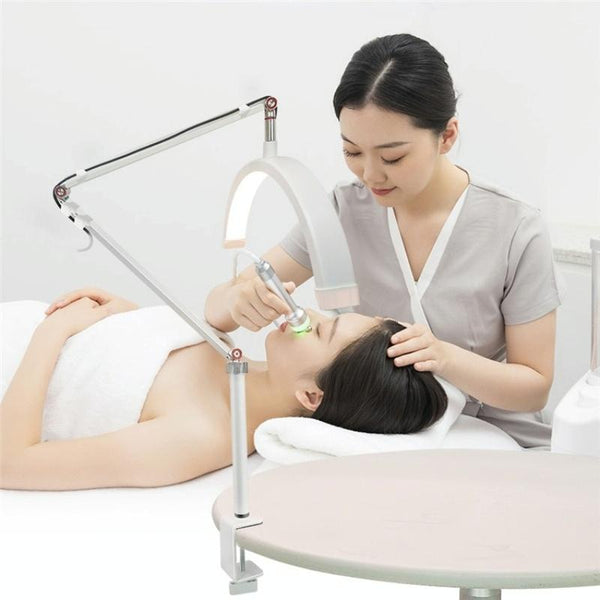 HD-M3X For Eyelash Extensions / Tattoo / Nail Art Lighting Lamp 16 inch Clip-on Half Moon Desk Lamp(UK Plug)