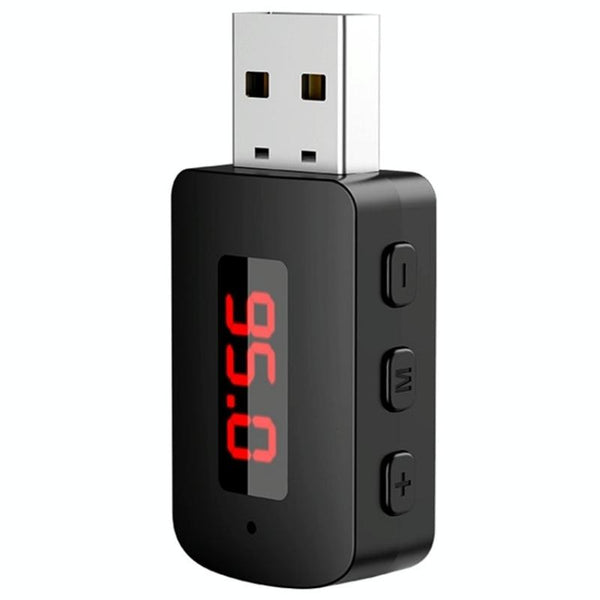 M10 Car Digital Display FM Radio USB Bluetooth Adapter Wireless Audio Receiver