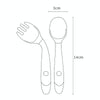 Children Eating Training Tableware Baby Bendable Silicone Soft Spoon, Color: Boxed Yellow