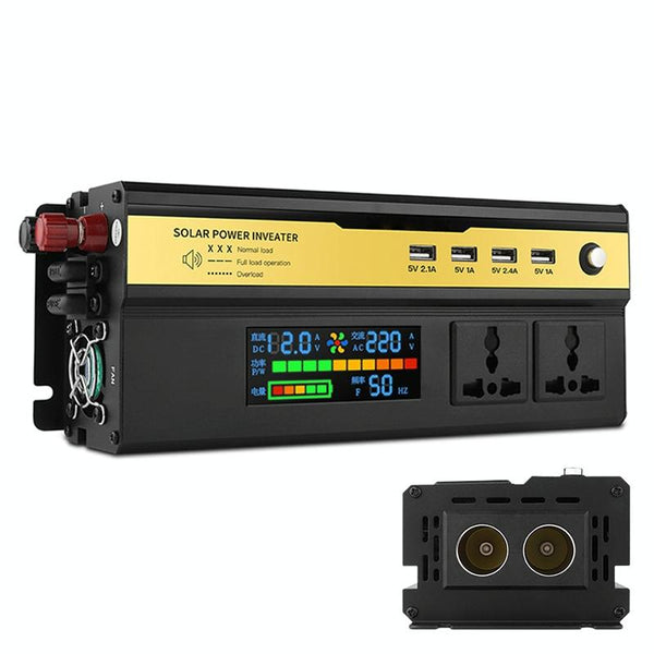 8896 2200W Car Smart Multi-functional Digital Display Inverter, Specification:12V
