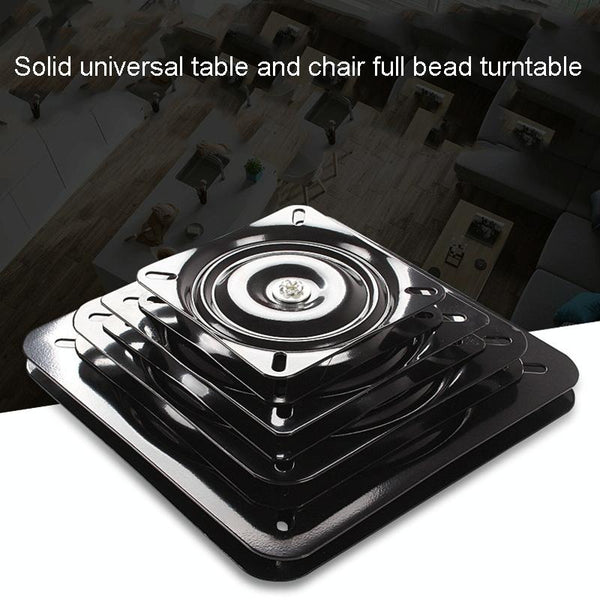 10 inch Solid Full Bead Universal Swivel Turntable Furniture With Screws For Swivel Chairs