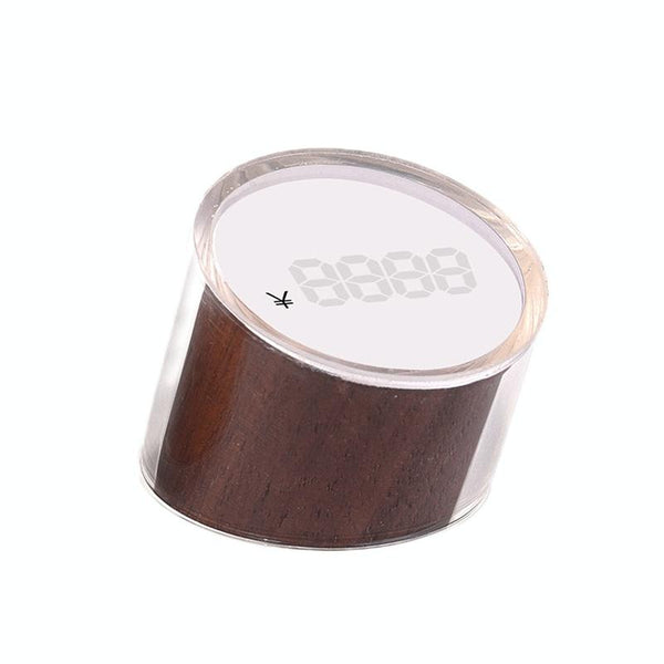 Commodity Price Display Board Tea Set Wine Label Stand, Specification: Round Walnut