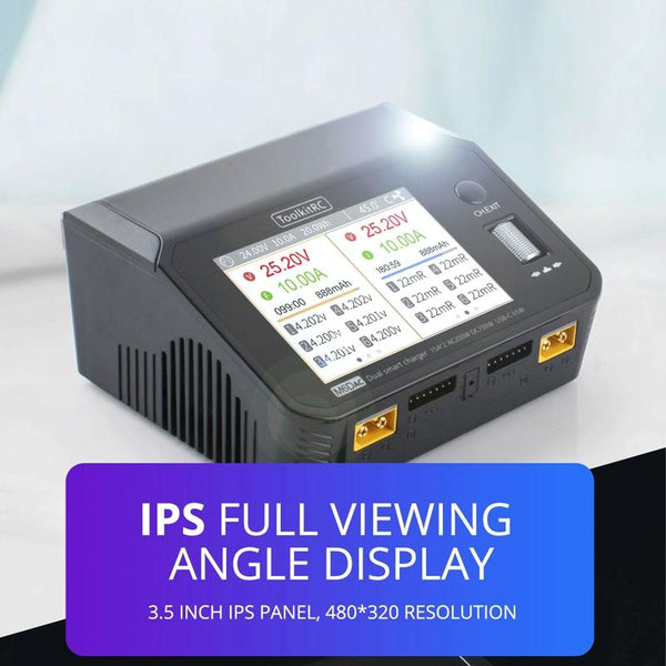 ToolkitRC M6DAC Dual Way Aeromodelling Drone Li-Po Battery Balance Charger(EU Plug)