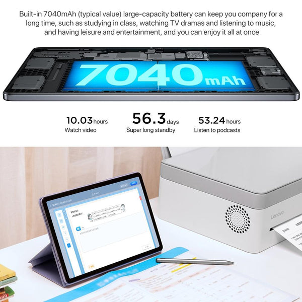 Lenovo Xiaoxin Pad 2024 11 inch WiFi Tablet, 8GB+128GB, Android 13, Qualcomm Snapdragon 685 Octa Core, Support Face Identification(Dark Grey)