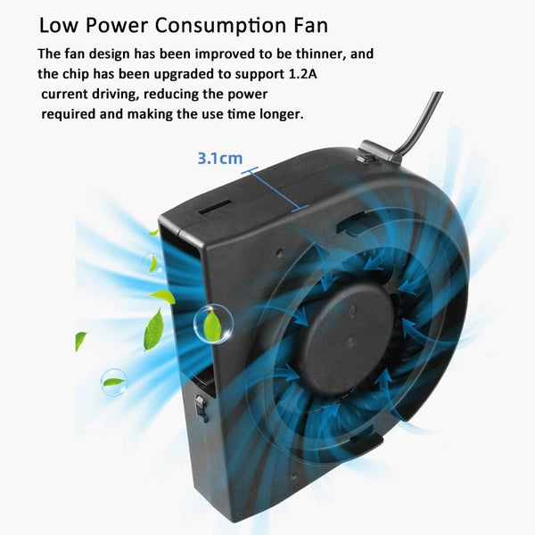 USB Powered Cooling Pad Baby Stroller Seat Cushion with Fan 3 Speed Adjustable Levels, Size: 36 x 88cm(Gray)