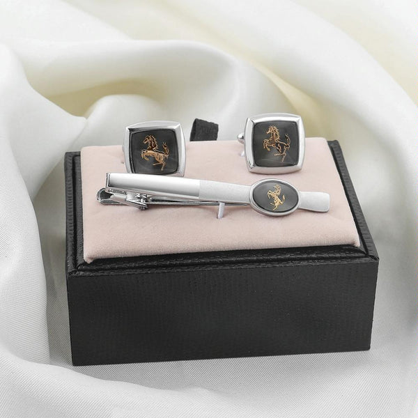 Lychee Pattern Cufflinks Tie Clip Set Packaging Jewelry Box(P3016E)