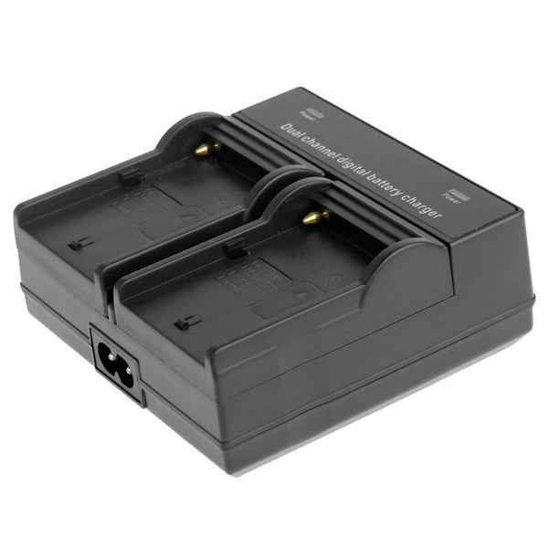 Dual Channel Digital Battery Charger for Sony F550 / F730 / F750 / F960 / F960H, EU Plug(Black)