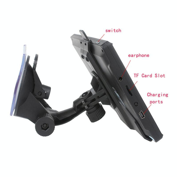 7 inch Car HD GPS Navigator 8G+128M Resistive Screen Support FM / TF Card, Specification:Europe Map
