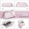 CaseMe ME30 Max Multifunctional Large-Capacity Shoulder Crossbody Phone Bag(Pink)