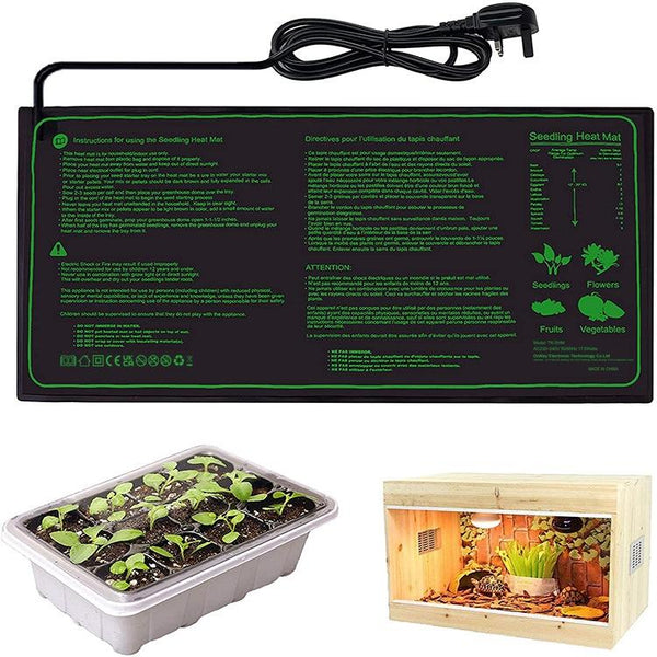 20 x 10in Waterproof Seedling Heating Pad Constant Temperature Heating Pad(EU Plug  230V)