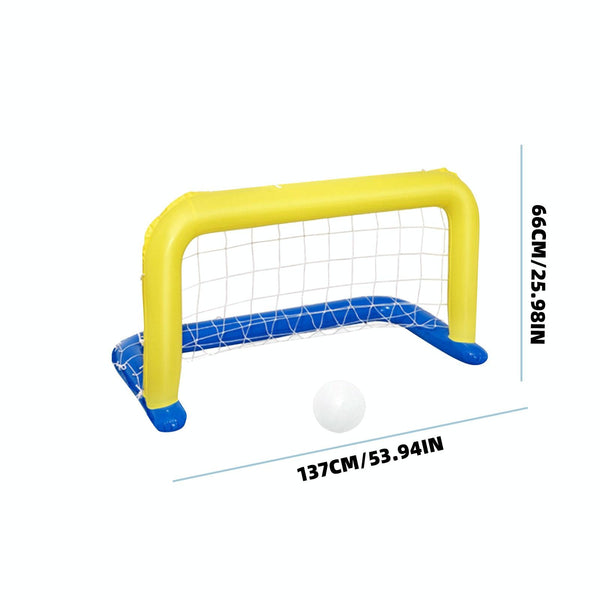 Beach Toys Adult Children Parent-Child Swimming Pool Playing Inflatable Beach Ball Toys, Style: 52123 Handball Door + Ball