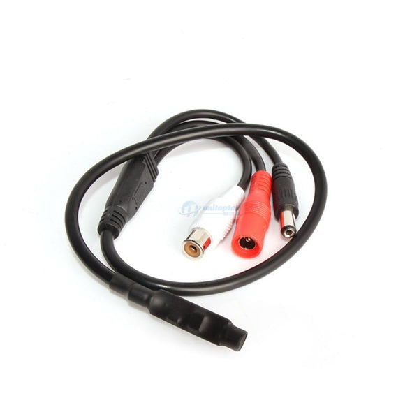 CCTV Audio Microphone - High Sensitivity, RCA, 150m² Coverage