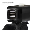 C082 Motorcycle Mobile Phone Charger Waterproof USB Charger With Switch Indicator