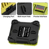 36-40V Tool Cutting Machine Battery Charger, For RYOBI PO401 / PO403 / PO400, Plug: UK