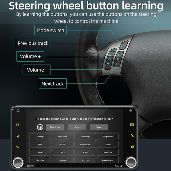 For Toyota Corolla Cars 7 Inch 2.5D Screen Android Navigation Bluetooth FM Radio(1+32G)