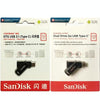 SanDisk Type-C + USB 3.1 Interface OTG High Speed Computer Phone U Disk, Colour: SDDDC4 Silver Metal Shell, Capacity: 128GB