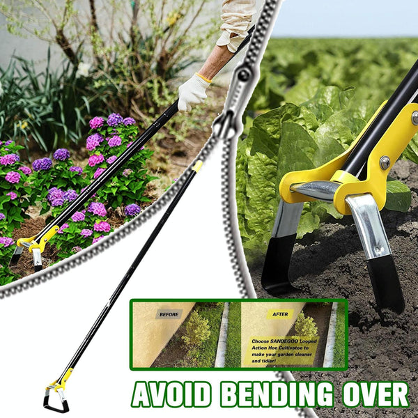 MYL-10 Stirrup Ring Weeding Hoes Garden Tools, Specification:  6 Sections 2.4m