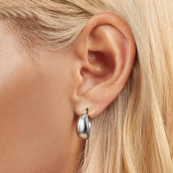 S925 Sterling Silver Metallic Earrings(BSE967)