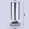 Stainless Steel Wire Drawing Thickened Column Sofa Furniture Cabinet Foot, Height: 120mm