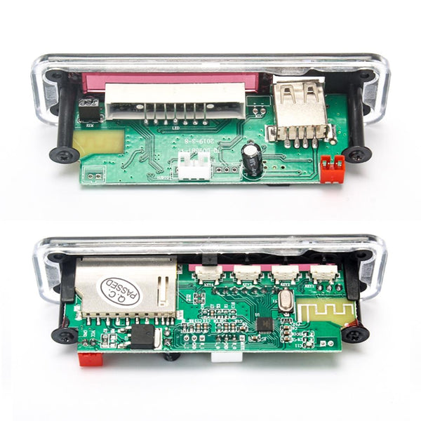 Car Color Screen 12V Audio MP3 Player Decoder Board FM Radio SD Card USB, with Bluetooth Function & Remote Control