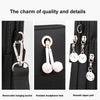 Crossbody Mobile Phone Bag Vertical Wallet Arm Bag With Headphone Hole(Black Balloon)