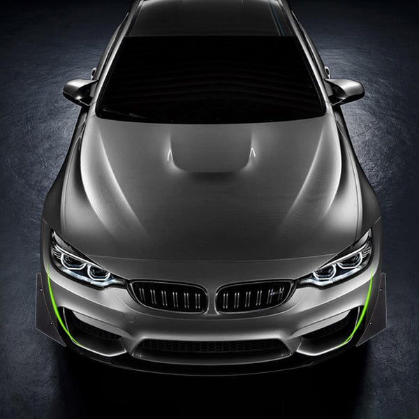 4 PCS Car-Styling Blade Decorative Sticker(Black)