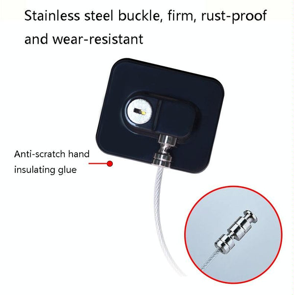 Child Safety Lock High-Rise Protective Lock, Colour: FQ3 Black Square