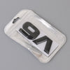 V6 Shape Car Metal Body Decorative Sticker (Black)