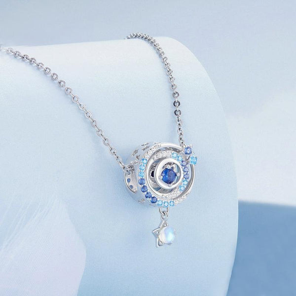 BSC769 S925 Sterling Silver Interstellar Hollow Zircon Bracelet Beads