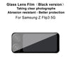 For Samsung Galaxy Z Flip3 5G IMAK Rear Camera Lens Glass Film Black Version