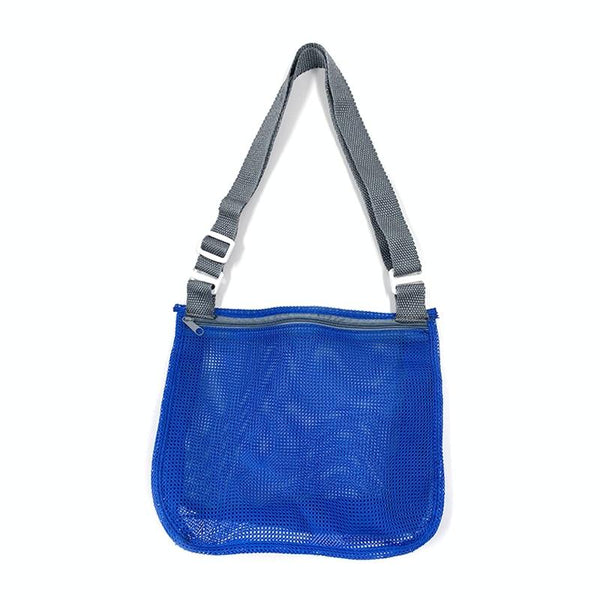 Children Shell Collection Bag Beach Toys Organizer Storage Bag(Dark Blue Gray)