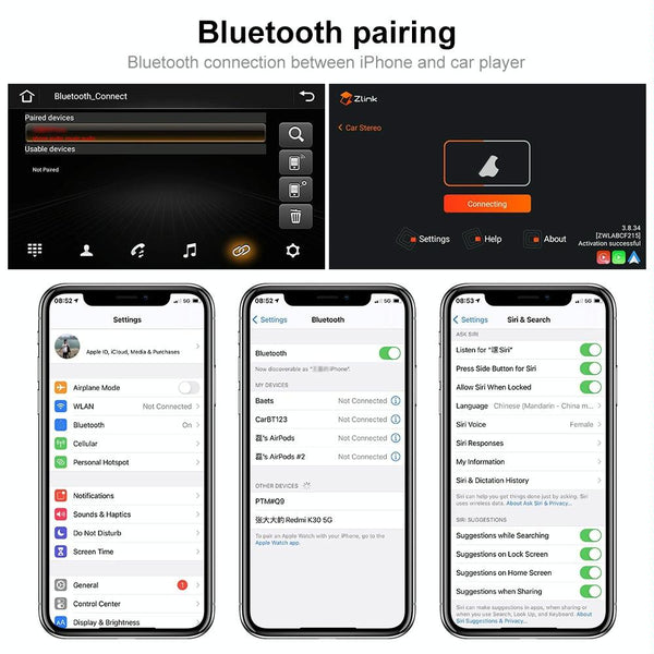 A2743 For Volkswagen 1+16G 9-inch Central Control Large Screen With Carplay Car Android10.0 Navigator Player, Style: Standard+12Lights Camera