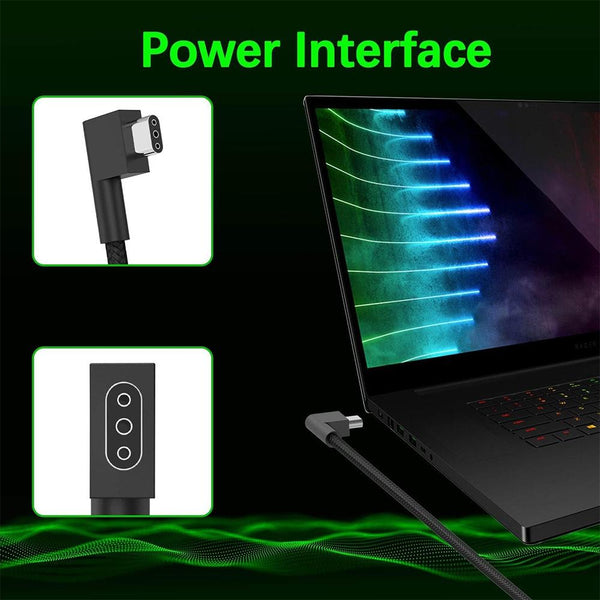 230W 19.5V 11.8A Laptop Notebook Power Adapter For Razer 3 Pin, Plug:US Plug