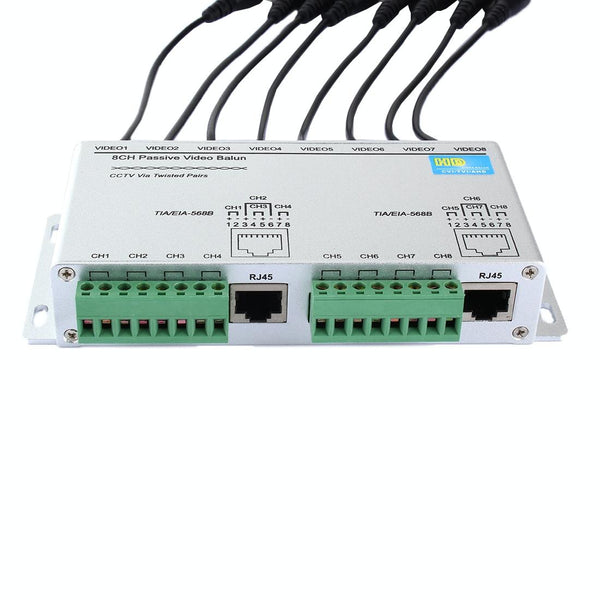 8CH Passive HD Video Balun for CCTV (CVI/TVI/AHD) 720p/1080p