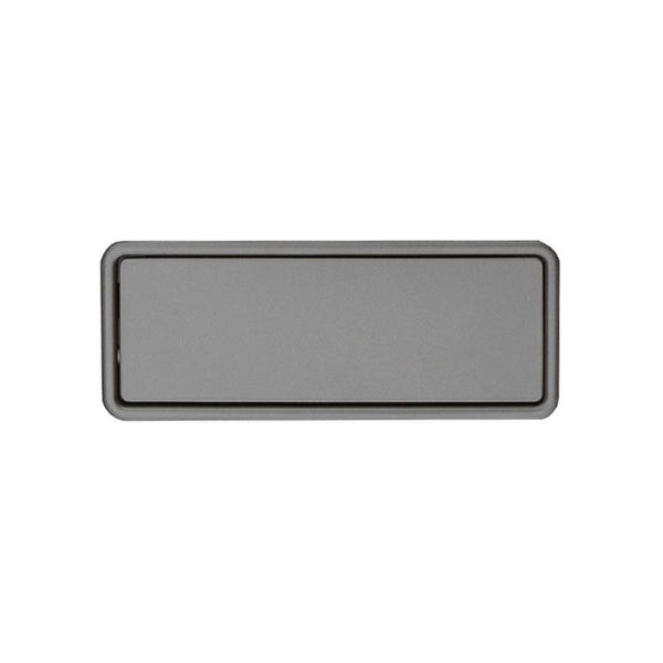Simple Wardrobe Slotted Scrub Handle Concealed Recessed Drawer Invisible Handle, Hole Distance96mm (Grey)