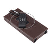 Litchi Texture Waist Belt Wallet Bag For Folding Screen Phone(Brown)