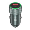 TOTUDESIGN DCCPD-010 Blade Series 20W Fast Charging Car Charger(Black)