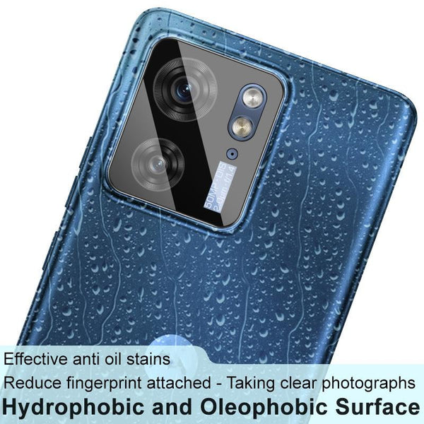 For Motorola Edge 40 5G imak High Definition Integrated Glass Lens Film Black Version