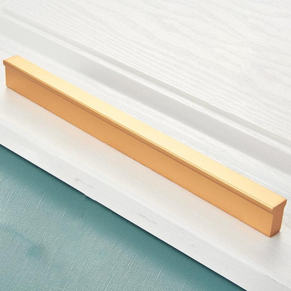 2778-224 Modern Simple Cabinet Door Handle Drawer Wardrobe Handle (Gold)