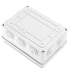 Waterproof Outdoor Security Camera Power Supply Box - White (15x11x7cm)