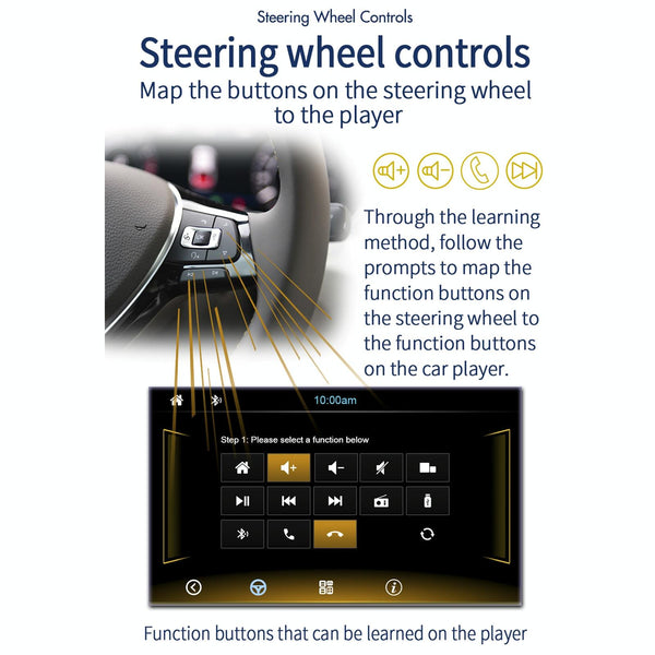 T100C 7 inch Manually Retractable Screen Car MP5 Player Radio, Support Mirror Link & FM & TF Card & USB & Bluetooth Hand-free Calling & Reversing Trajectory System & CayPlay Connection