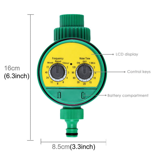 Garden Electronic Water Timer  Digital Solenoid Valve Intelligent Irrigation Sprinkler Controller Digital Water Programs System