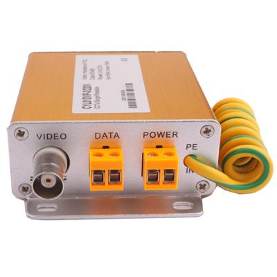 220V CCTV Surge Protector 3-in-1 Power Data Video (Gold)