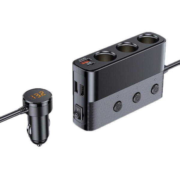 Car Cigarette Lighter USB3.0/PD Interface 128W Car Charger(C28)