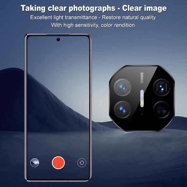 For Huawei Mate X5 imak Black Version HD Glass Rear Camera Lens Film, Self-positioning Version