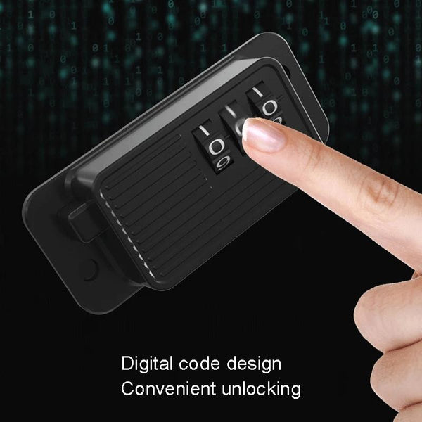 Children Window Safety Lock Limited Positioning Password Refrigerator Lock(Black)