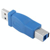 Super Speed USB 3.0 AM to BM Adapter (Blue)