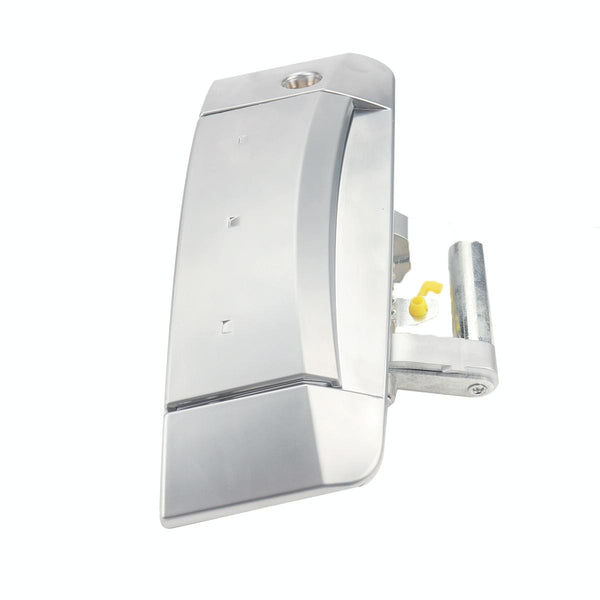 1 Pair Car Front Door Outside Handle 80607-CD41E+80606-CD01E for Nissan 350Z 2003-2009(Silver)