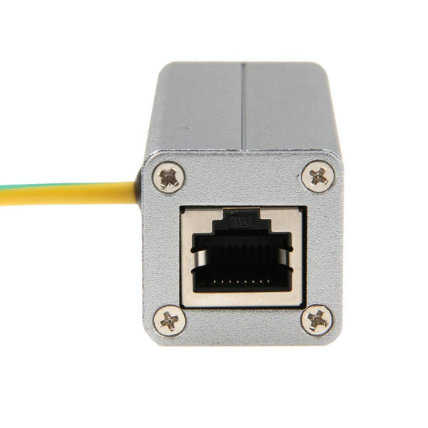CYL01VP-3 12V CCTV Surge Protector - Network Arrester (Silver)